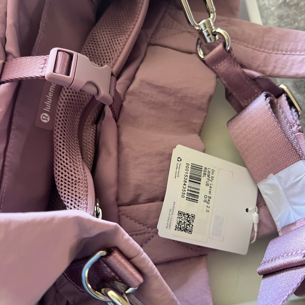 New lululemon on my level tote bag 20l rose blush - Picture 2 of 4